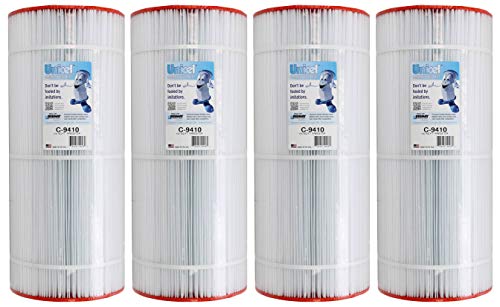 4) Unicel C-9410 100 Sq Ft Pentair Clean Clear Predator Cartridge Filter R173215