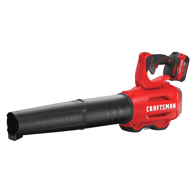 CRAFTSMAN  V20 20-volt Max 350-CFM 100-MPH Brushless Handheld Cordless Electric Leaf Blower (Battery Included)