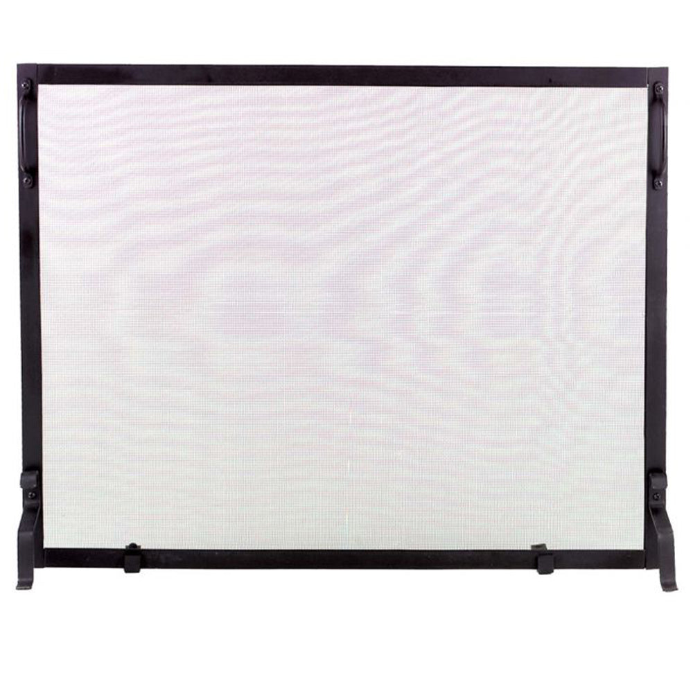 Dagan Black Wrought Iron Panel Screen