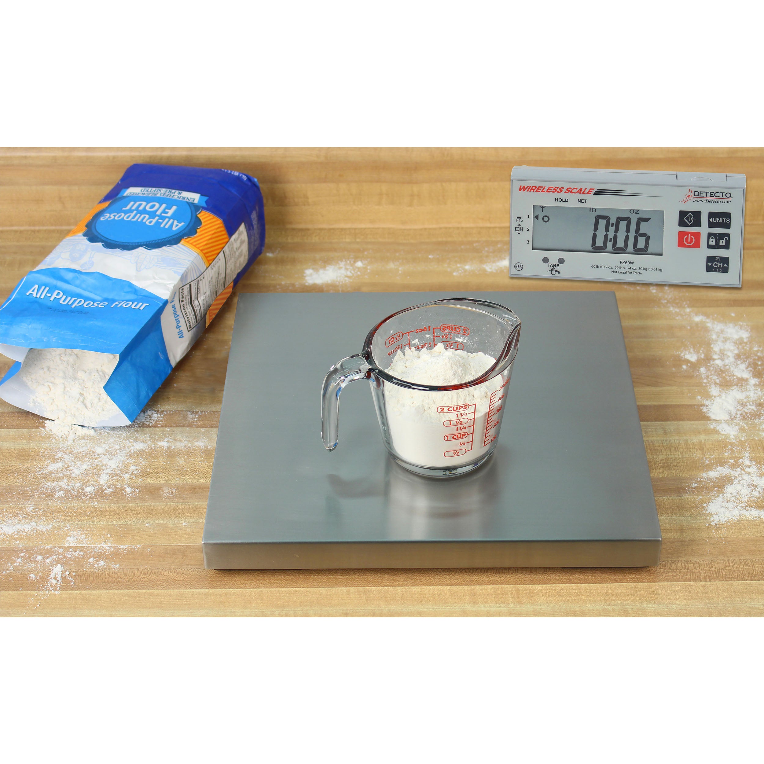 Detecto PZ Series Wireless Digital Ingredient Scale