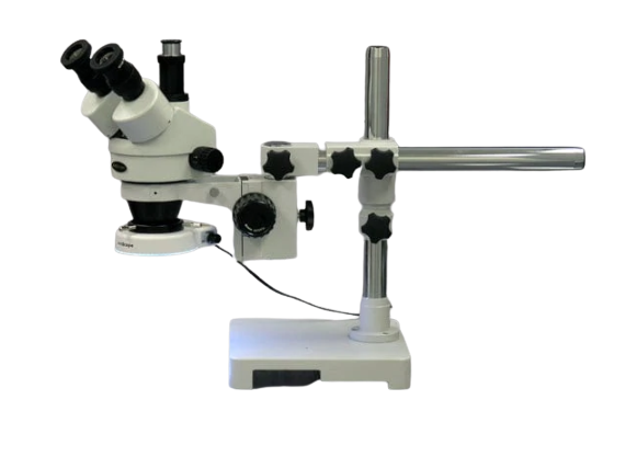 Amscope SM-3T-80S 7X - 45X Trinocular Zoom Stereo Microscope with 80 LED Light New