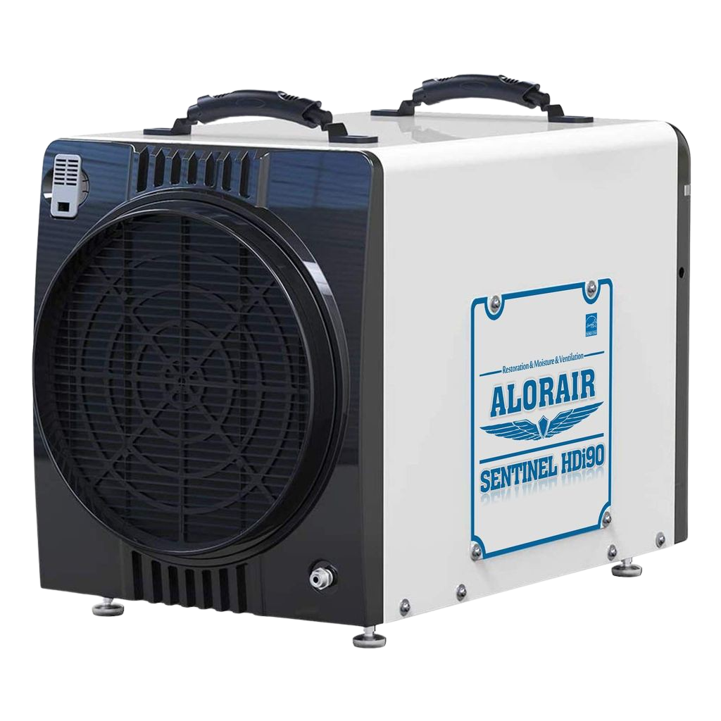 AlorAir Duct-able Version-HDi90 Sentinel Basement/Crawlspace Dehumidifier 90 Pints with Condensate Pump Automatic Defrosting New