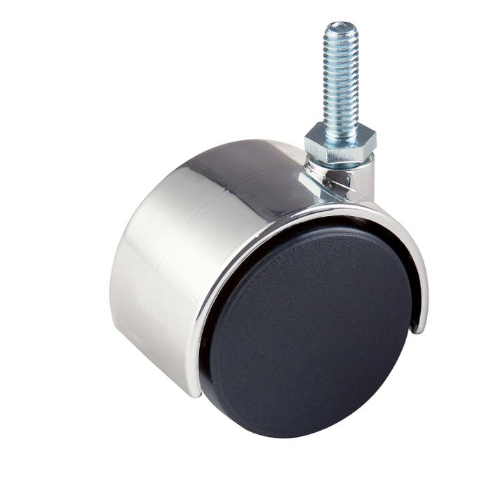 Econoco Plastic Twin Wheel Caster With 1