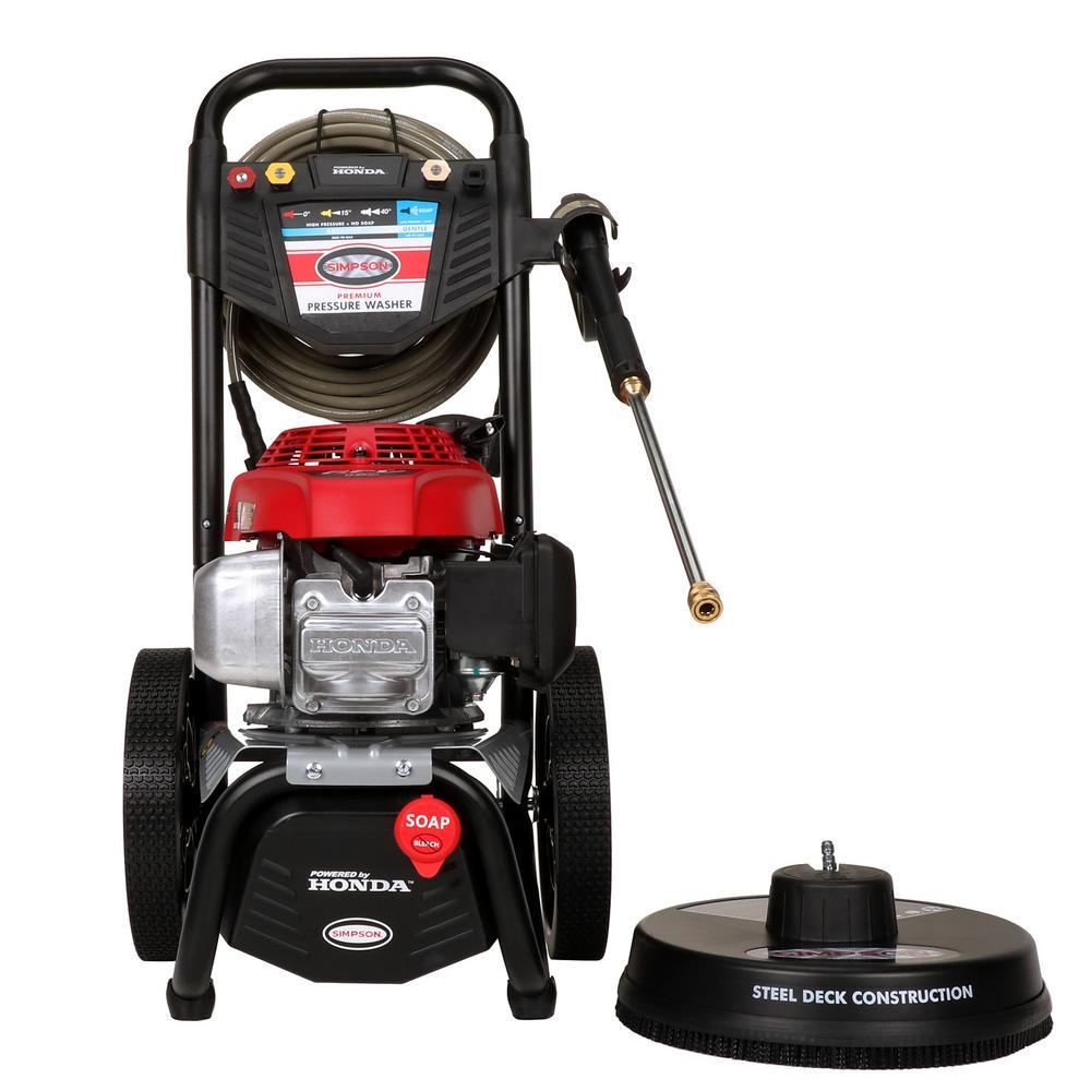 Simpson MegaShot MS60808 3000 PSI 2.4 GPM Honda GCV160 Gas Pressure Washer New