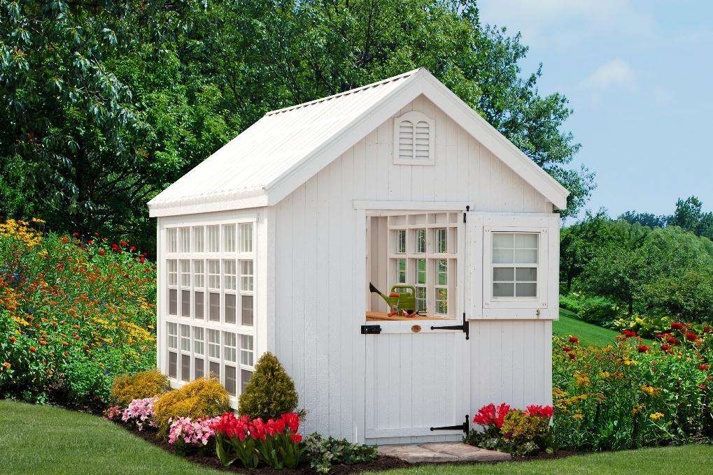 Little Cottage Company 10 ft. x 12 ft. Colonial Gable Greenhouse DIY Kit New
