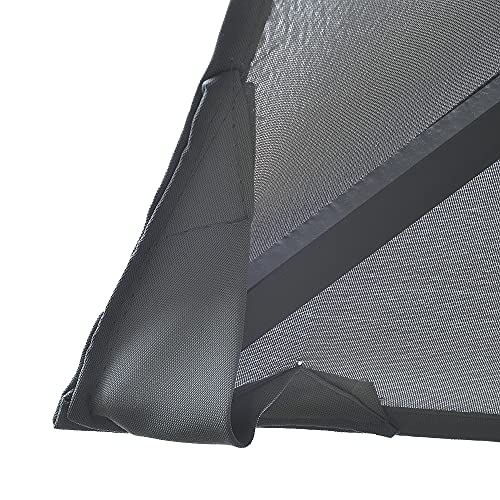 Outsunny 10' x 13' Outdoor Patio Gazebo Canopy with 6 Removeable Sidewalls, Weather-Resistant Roof, & Steel Frame Grey