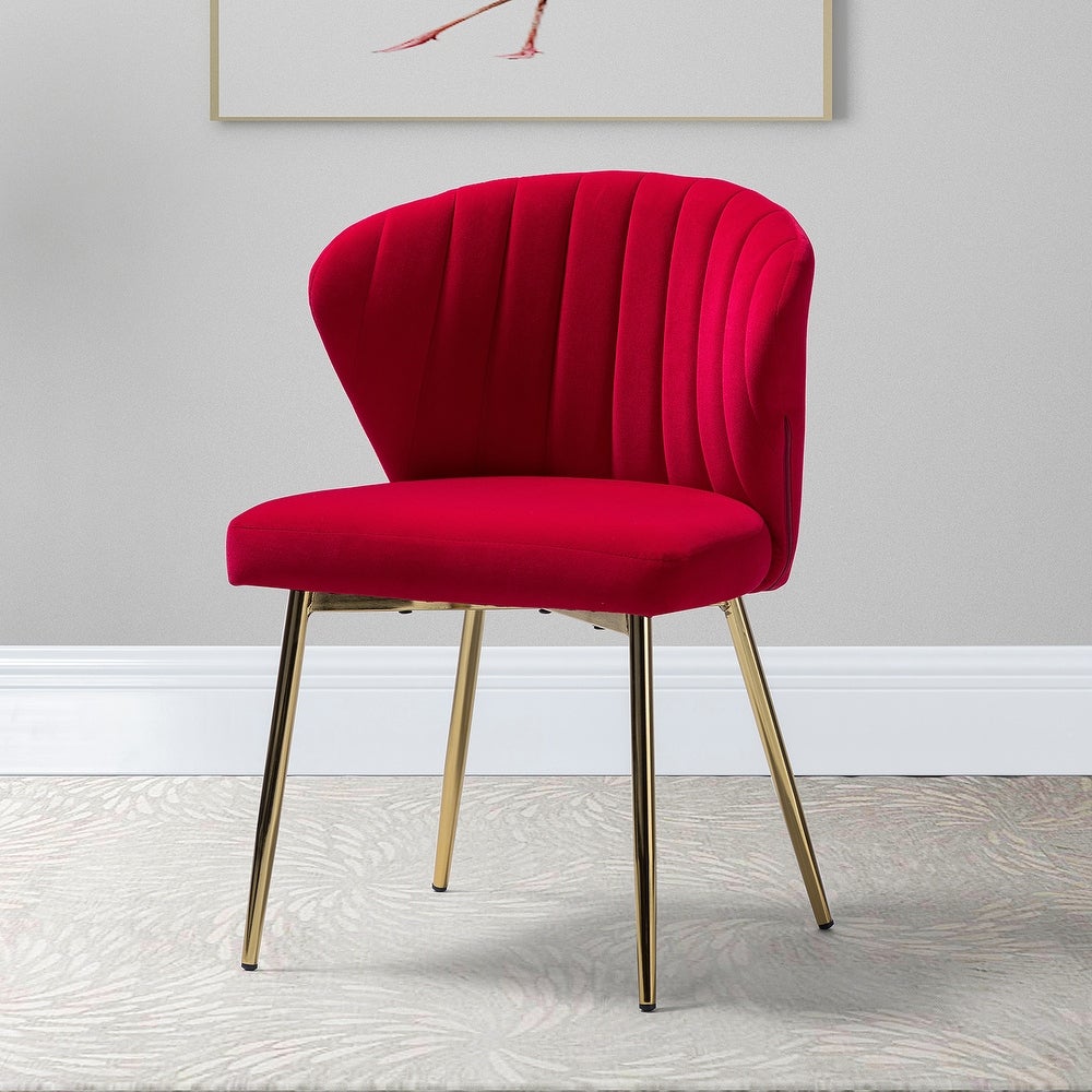 Luna Upholstered Side Chair with Tufted back