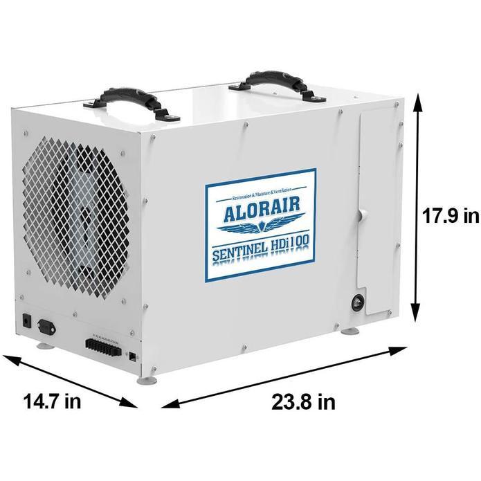 AlorAir Sentinel HDi100 Basement/Crawlspace Dehumidifier 100 Pints with Condensate Pump New