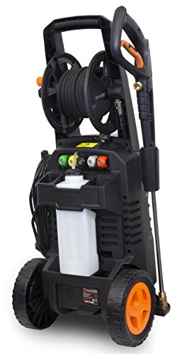 WEN PW21 2030 PSI 1.76 GPM 14.5-Amp Electric Pressure Washer with Variable Detergent and Hose Reel