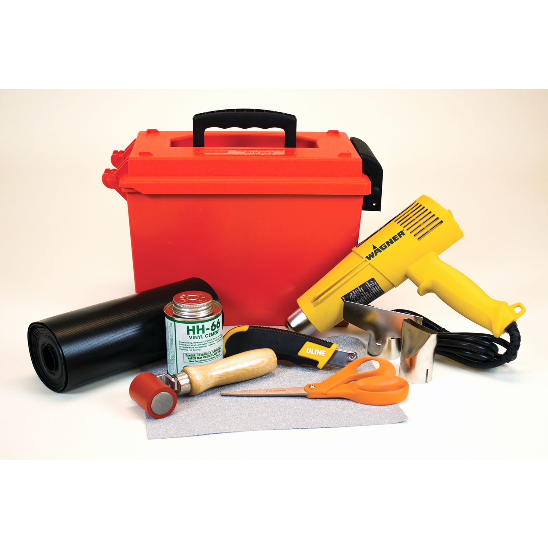 Justrite Modified PVC Coated Fabric Repair Kit with Heat Gun