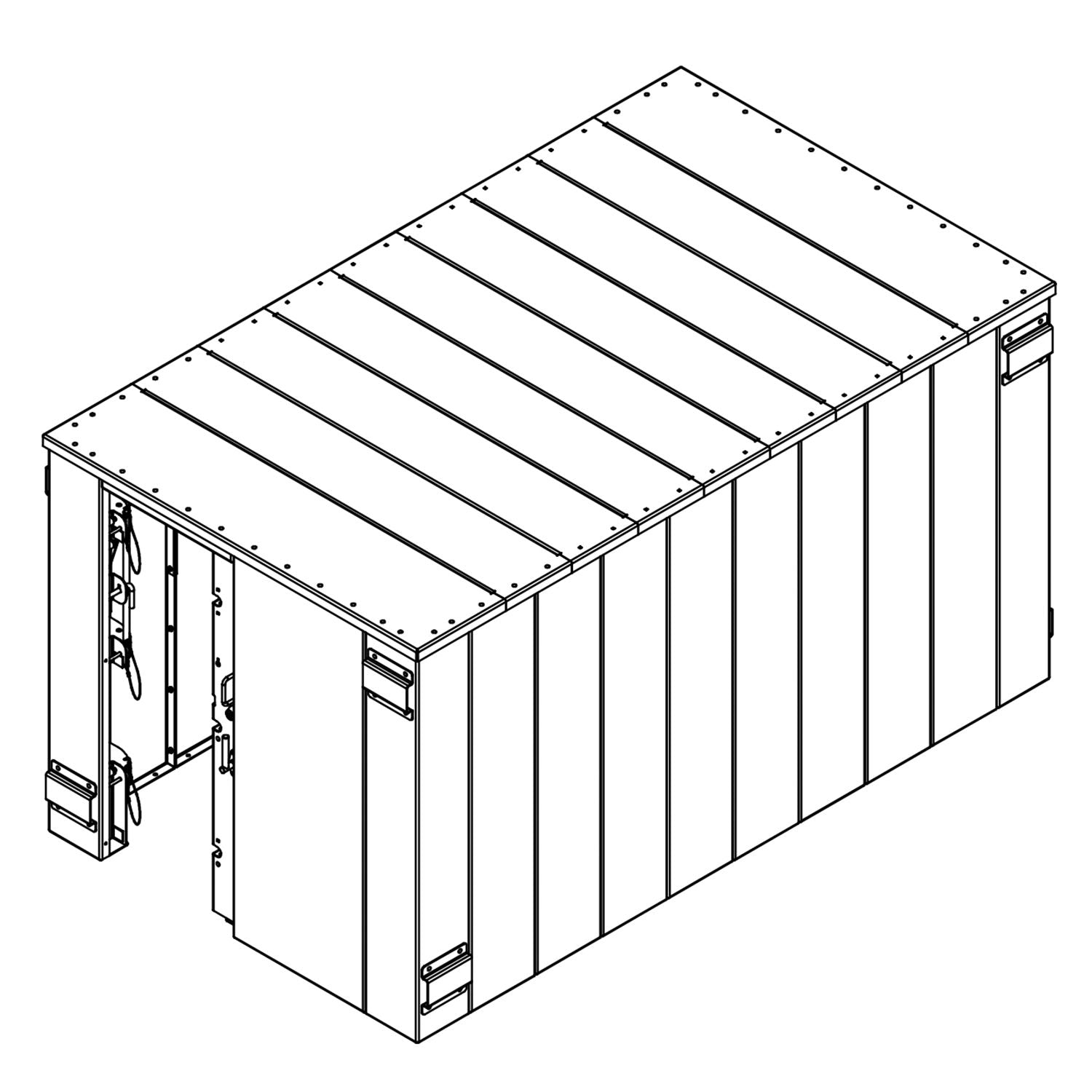 Swisher ESP 25-Person Private / 15-Person Business Capacity Safety Shelter