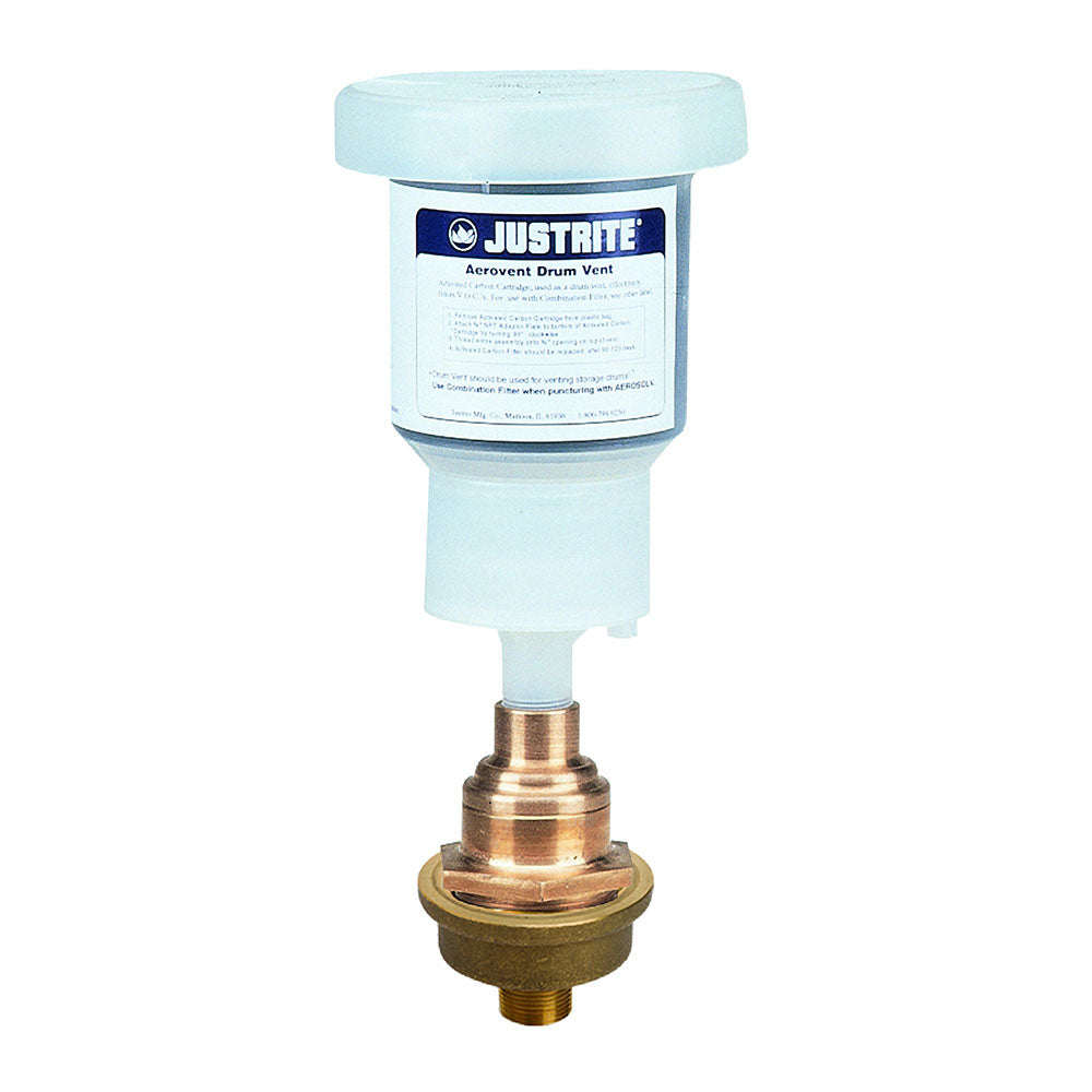 Justrite Drum Vent With Aerosolv® Filter, Extra Replacement Filter, 3/4