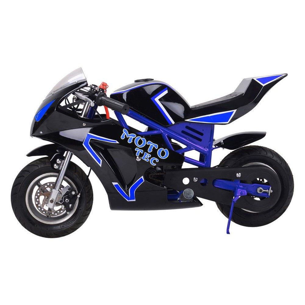 MotoTec 49cc 2-Stroke Gas Kids Pocket Rocket GT Bike
