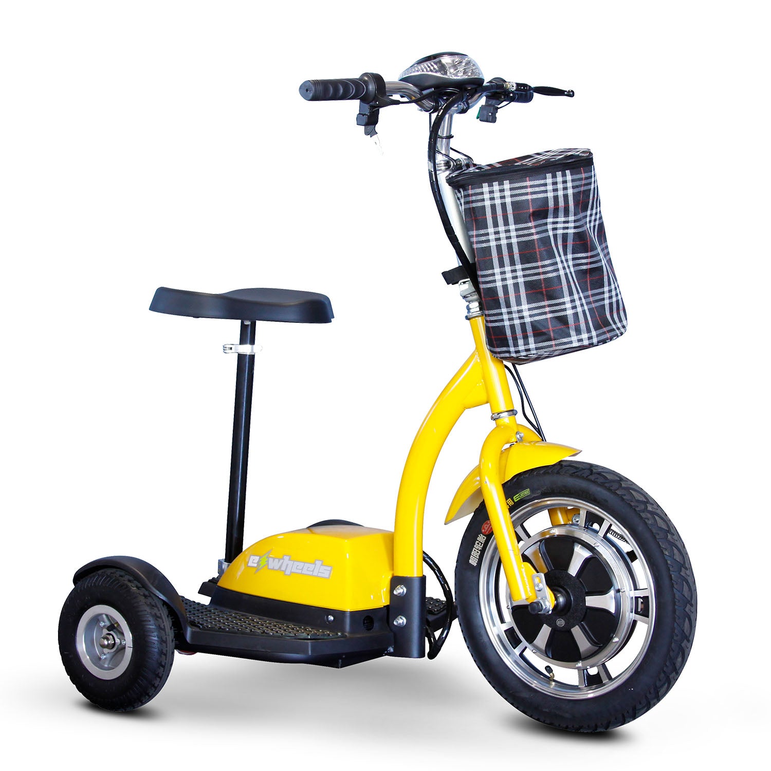 EWheels EW-18 Stand-in-Ride 3-Wheel Folding Mobility Scooter