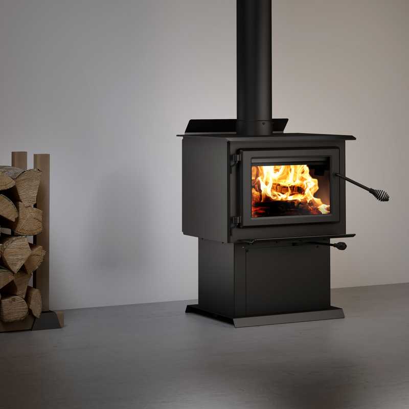 Century Heating FW2800 EPA Certified 1,800 Sq. Ft. Wood Stove On Pedestal New
