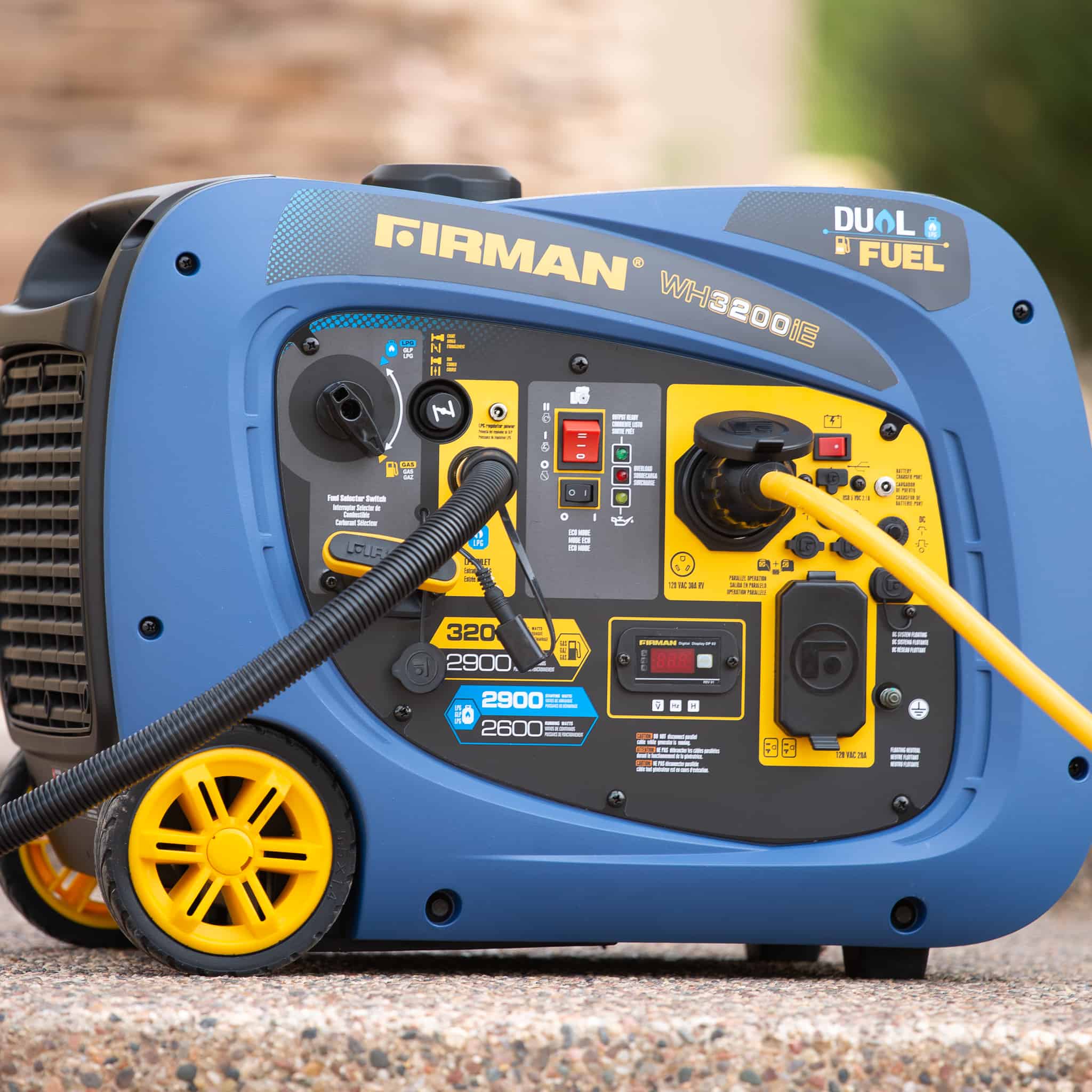 Firman WH02942F 2900W/3200W Dual Fuel Electric Start Inverter Generator Manufacturer RFB
