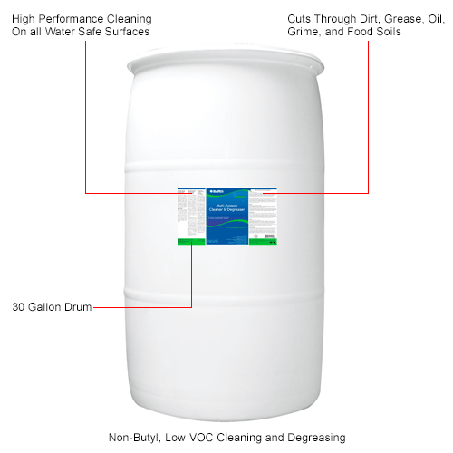 Multi-Purpose Cleaner & Degreaser, 30 Gallon Drum