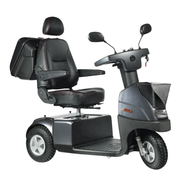 Afikim Afiscooter C3 Standard 3-Wheel Electric Mobility Scooter Grey New