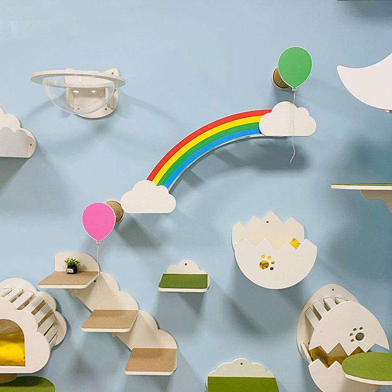 Rainbow Series Cat Climbing