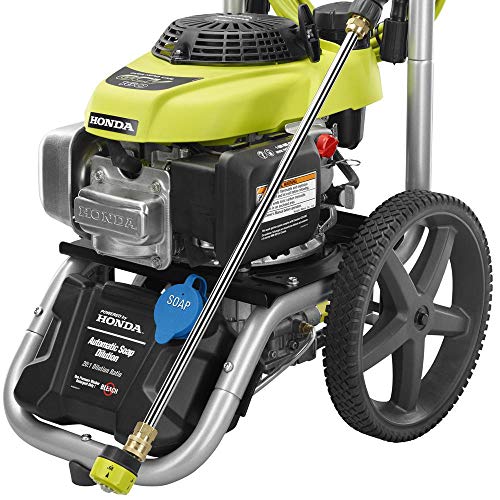 RYOBI RY803001-EP 3000 PSI 2.3-GPM Gas Pressure Washer & Extension Pole with Brush
