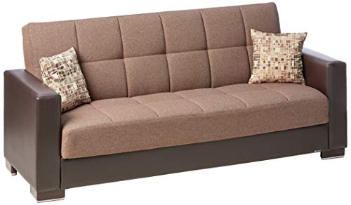 Ottomanson Sofa, 88 x 38 X 36, Brown
