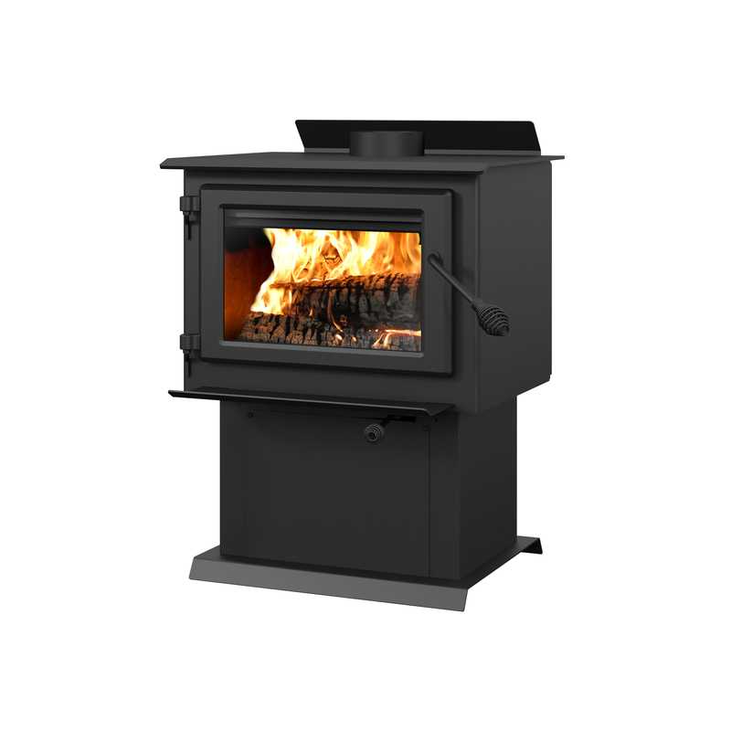 Century Heating FW2800 EPA Certified 1,800 Sq. Ft. Wood Stove On Pedestal New