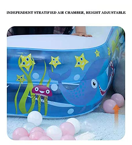 Wgo Inflatable Pool, Hesung Family Swimming Pool for Kids, Toddlers, Infant, Adult, 83