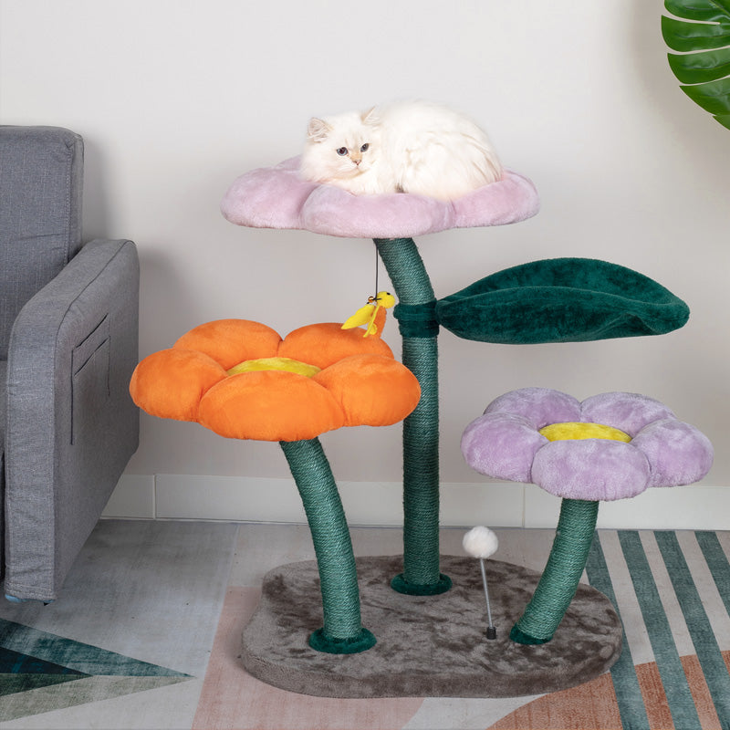 Bloomy Flower Cat Tree