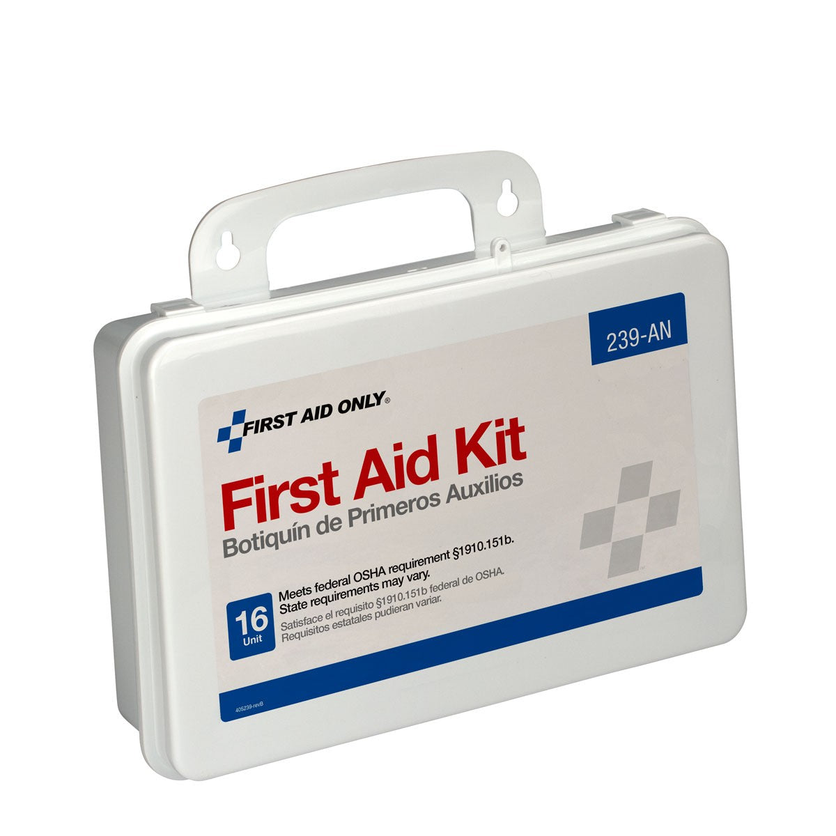 First Aid Only 16 Unit First Aid Kit, Plastic Case (5 per order)
