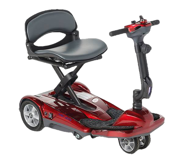 EV Rider Transport M Easy Move Scooter Lithium Folding Scooter Red Open Box