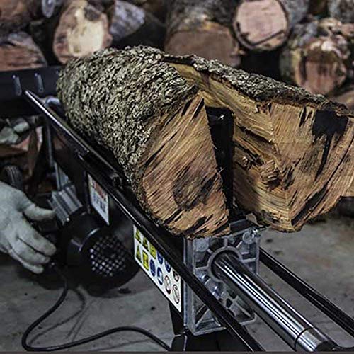Electric Log Splitter,2.2KW Hydraulic Wood Splitter,7.5 Tons Horizontal Wood Splitter,Firewood Splitter Tool, Wood Splitter Log Splitting Machine with Mobile Wheels,103x27x41cm