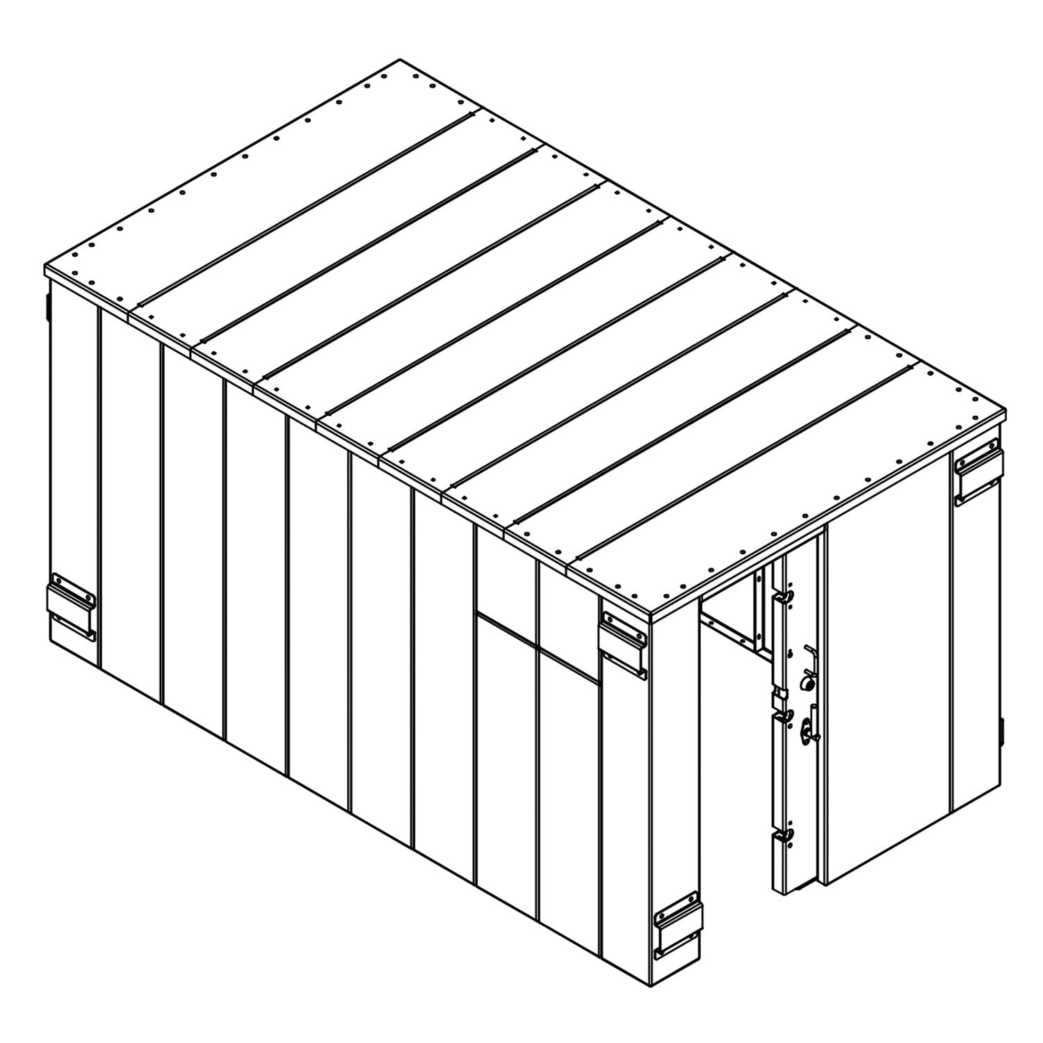Swisher ESP 25-Person Private / 15-Person Business Capacity Safety Shelter