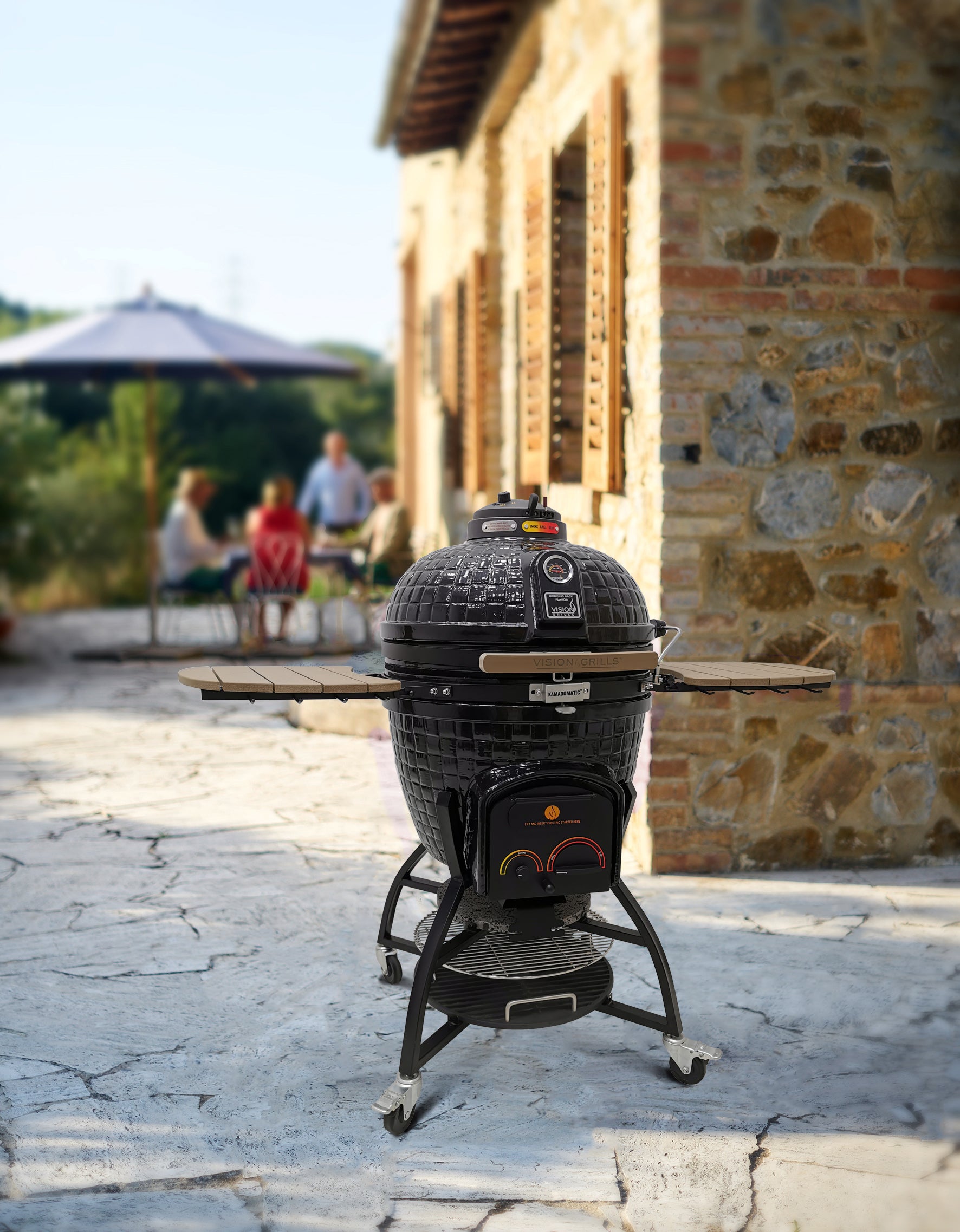 Vision Grills Elite Series XR402 Deluxe Ceramic Kamado Grill