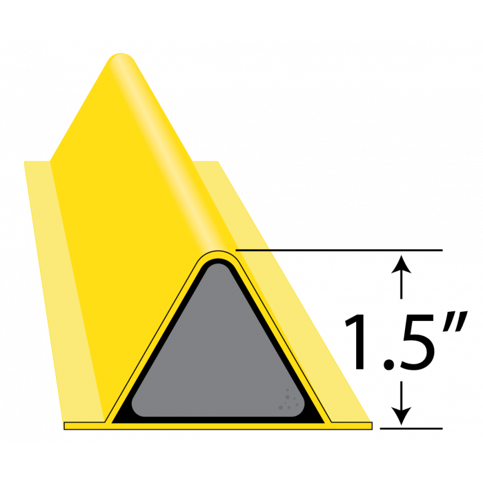 Justrite Make-A-Berm, Straight Section, 1.5 inch - 2 Inch High X 15 Feet Long