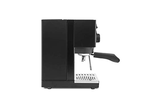 Rancilio Silvia Espresso Machine with Iron Frame and Stainless Steel Side Panels, 11.4 by 13.4-Inch (Updated Black - 2020 Version)