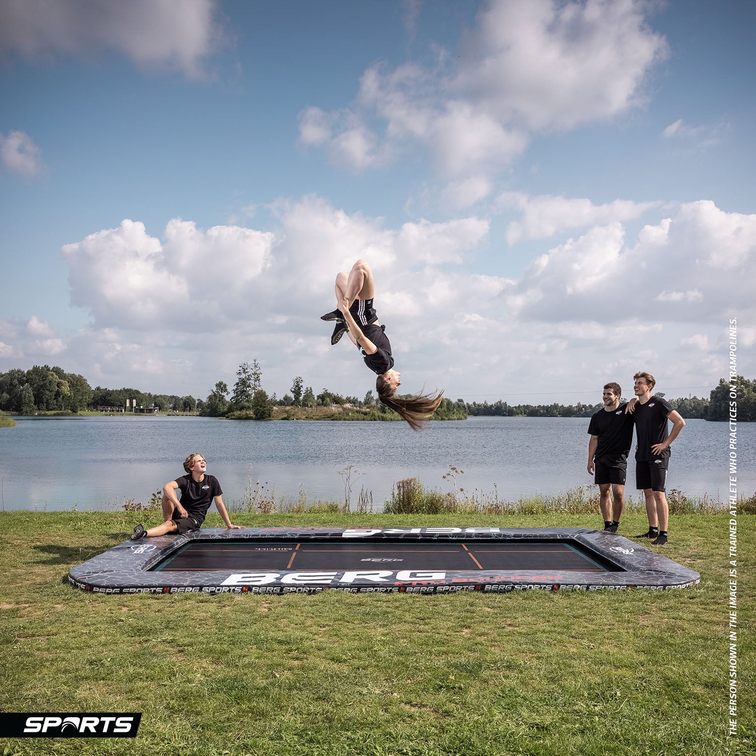BERG Ultim Pro Bouncer FlatGround 500 Trampoline
