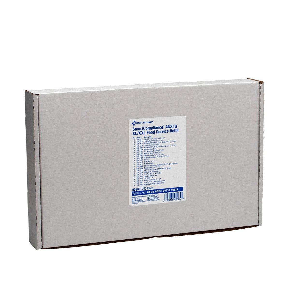 First Aid Only SmartCompliance ANSI B Food Service Refill (Case of 2)