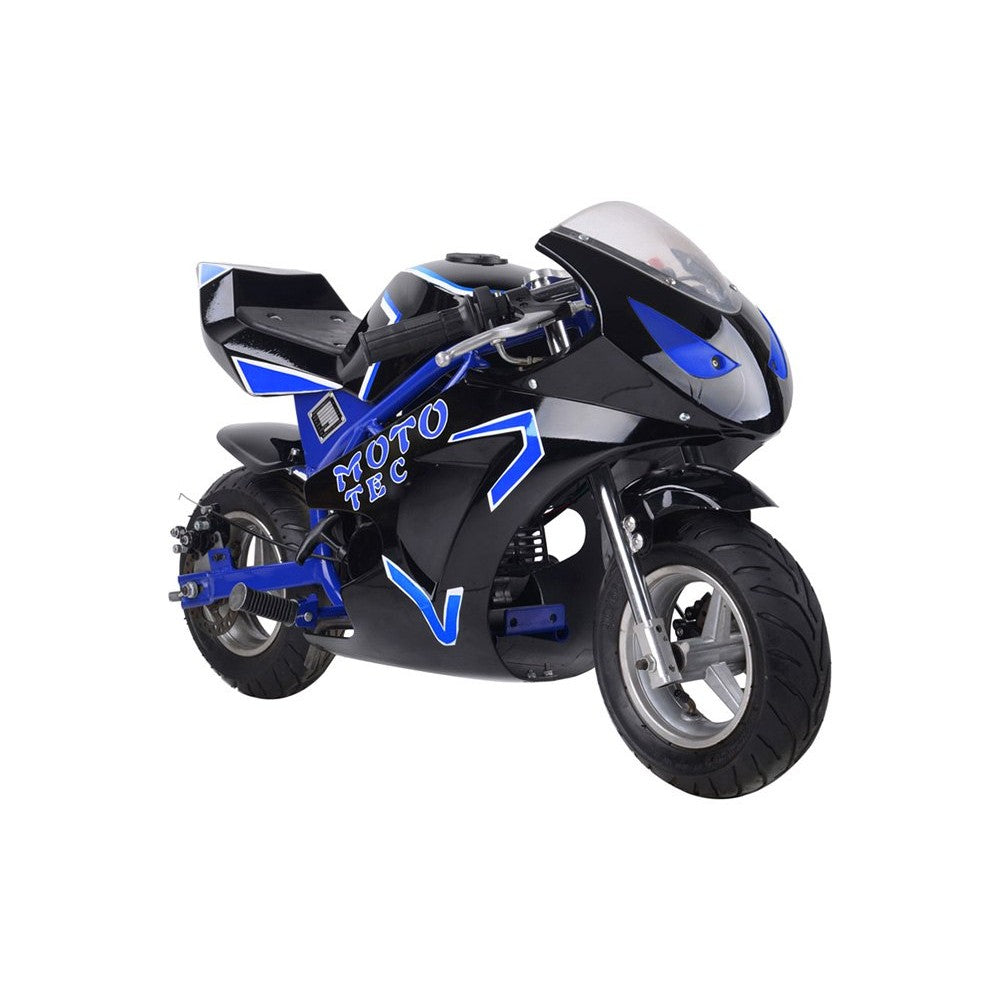 MotoTec 49cc 2-Stroke Gas Kids Pocket Rocket GT Bike
