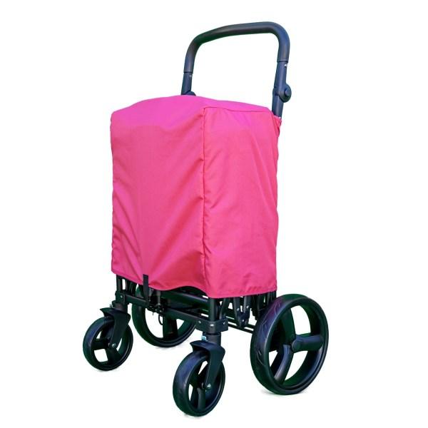 WonderFold Baby X2 Push/Pull 2-Passenger Double Stroller Wagon Pink New