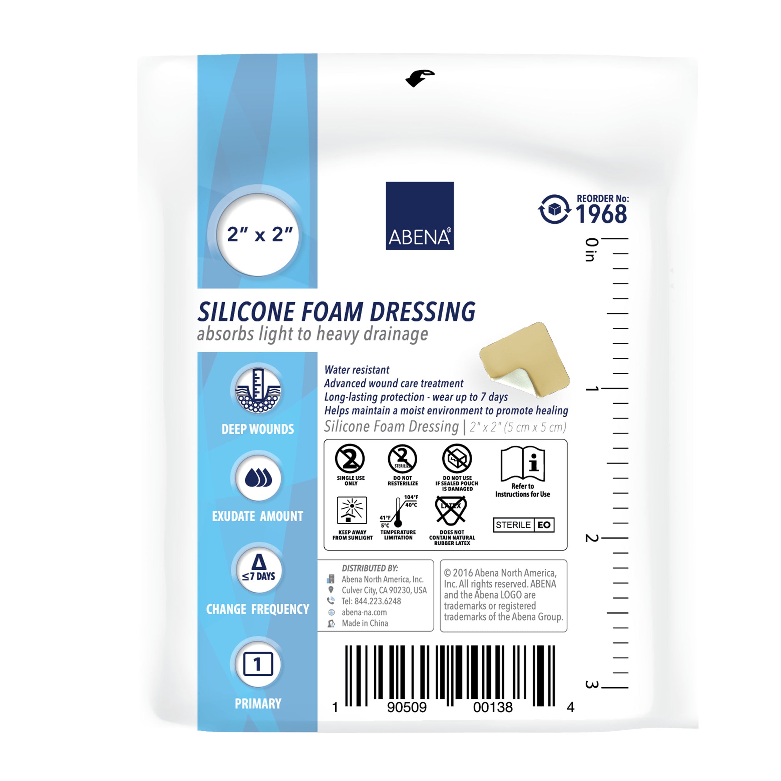 Abena Silicone Foam Dressings (Non-Adhesive)