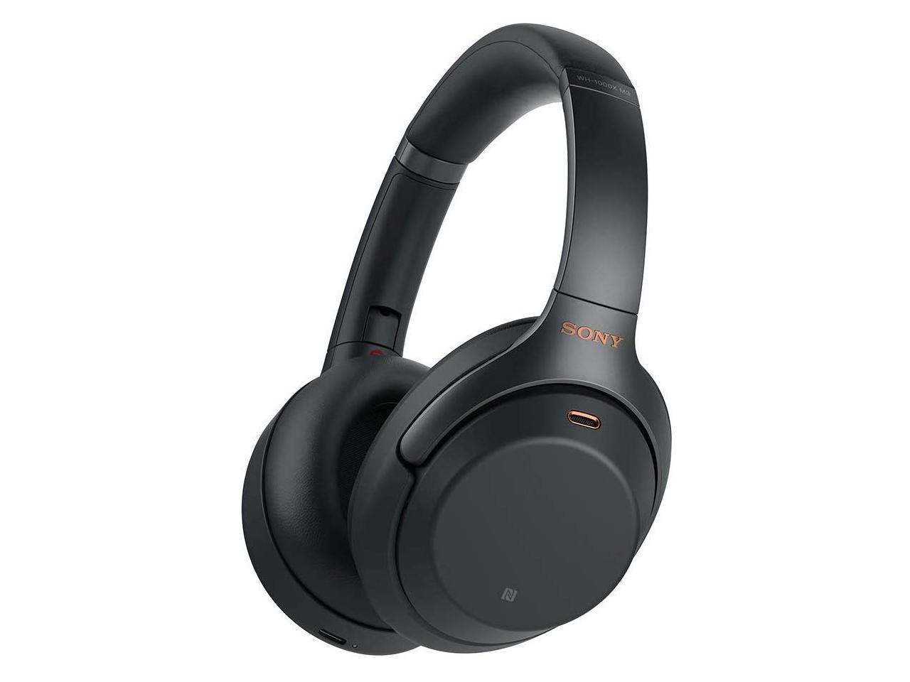 Sony WH-1000XM3/B Wireless Industry-Leading Noise-Cancelling Over-Ear Headphones with Google Assistant (Black)