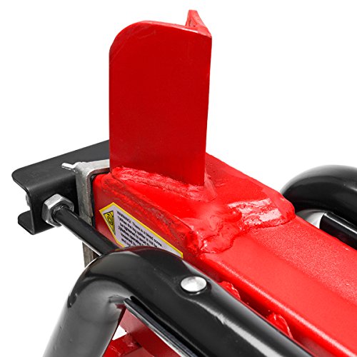 XtremepowerUS 7-Ton 15 Amp Electrical Log Splitter Wood Cutter Handle with Mobile Wheels