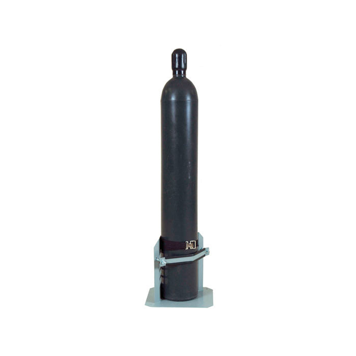 Justrite Steel Gas Cylinder Stand, 1 Cylinder Capacity, Low Profile