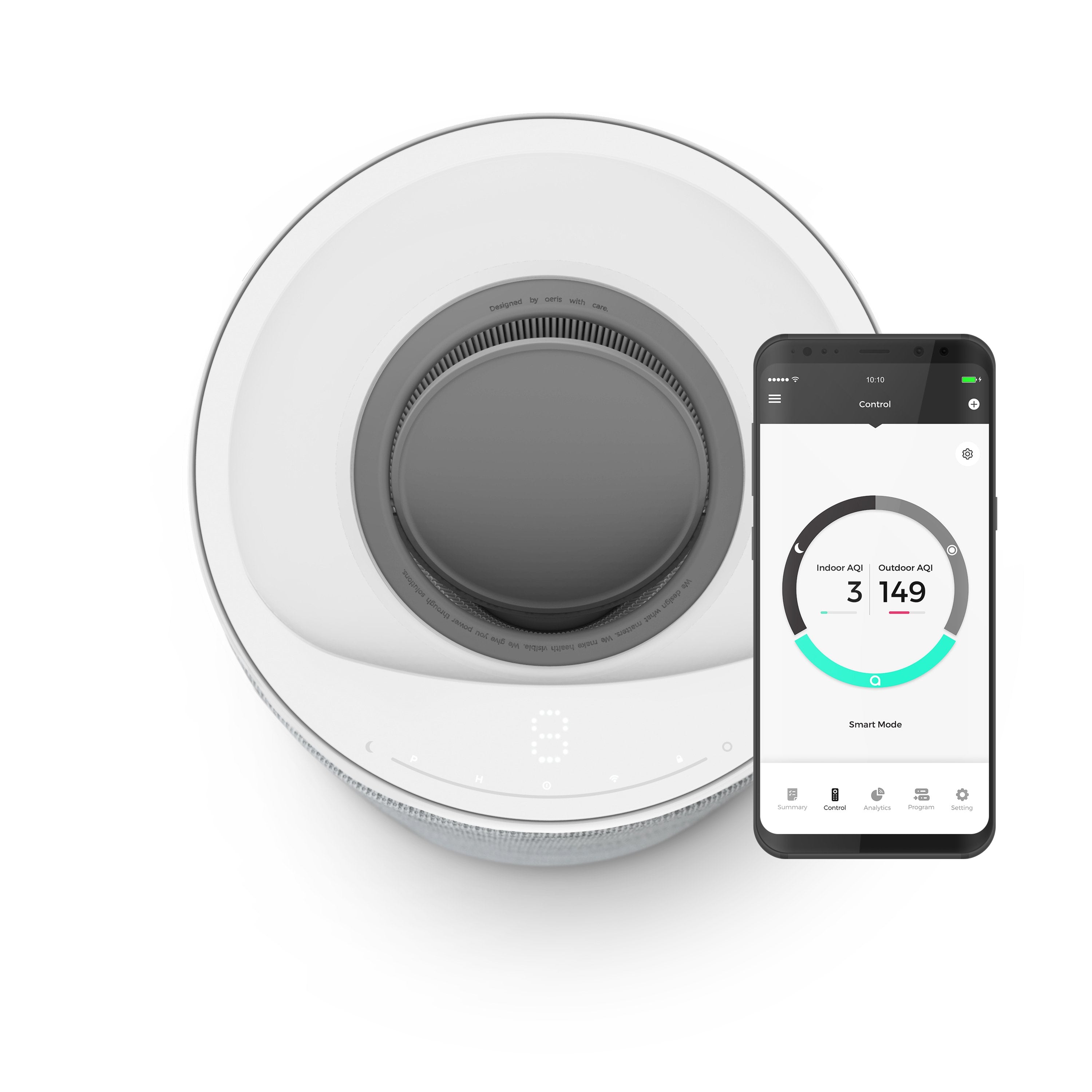 Aeris US-110VAC Aair Lite Small Room Air Purifier System Grey New