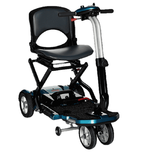 EV Rider Transport Plus Folding Scooter Blue Open Box