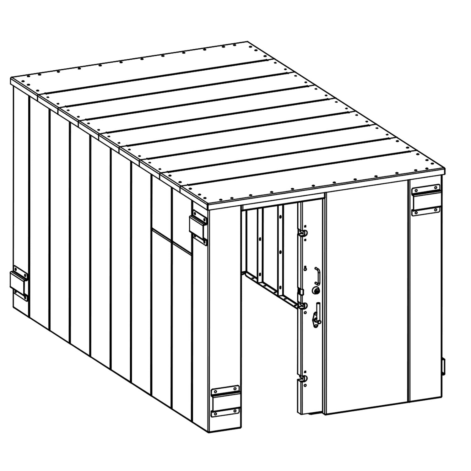 Swisher ESP 25-Person Private / 15-Person Business Capacity Safety Shelter
