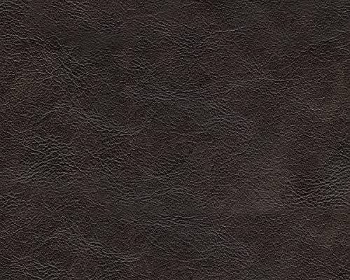 Signature Design by Ashley Nicorvo Vintagel Faux Leather Loveseat with Gold Nailhead Trim, Brown