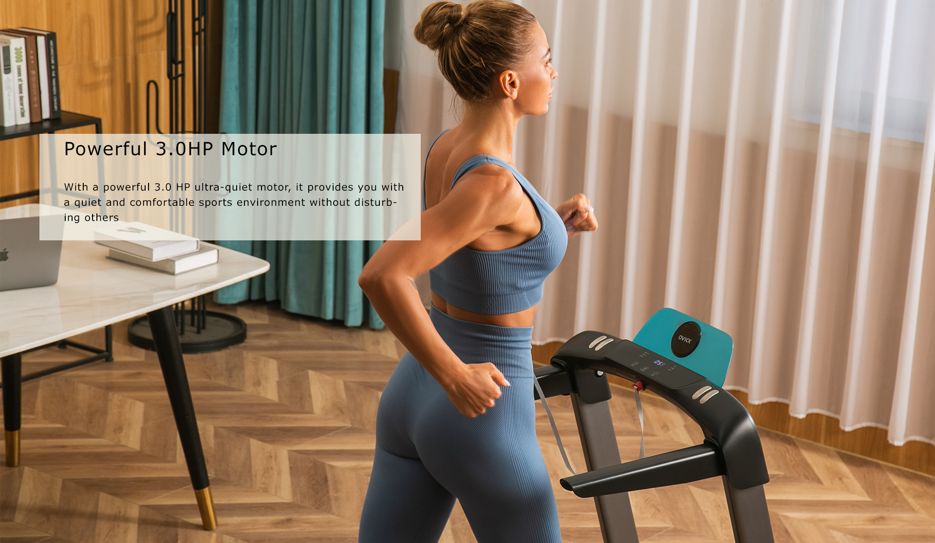 OVICX Flex Treadmill with Bluetooth Connectivity New