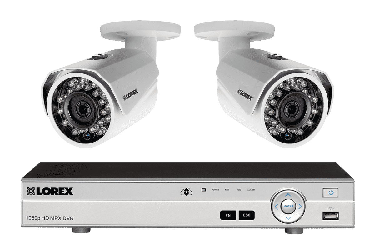Lorex MPX82W 1080P HD Weatherproof 2 Camera 8 Channel 2 TB MPX DVR Surveillance Security System New