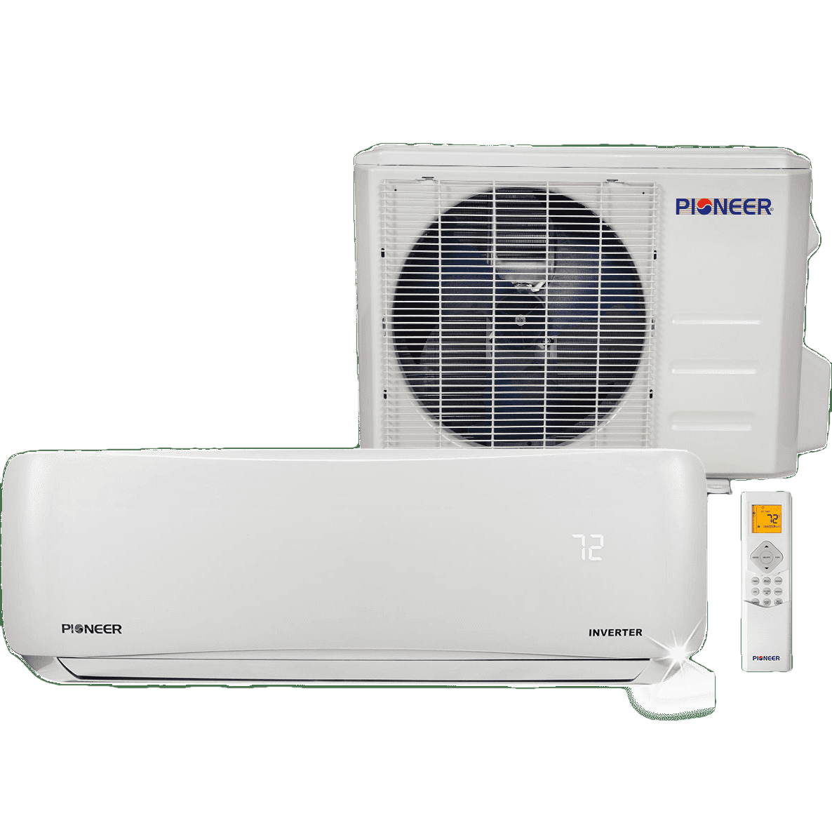 Pioneer WYS018GMFI19RL 18000 BTU 19 SEER 230V Ductless Mini-Split Air Conditioner Heat Pump System Full Set New